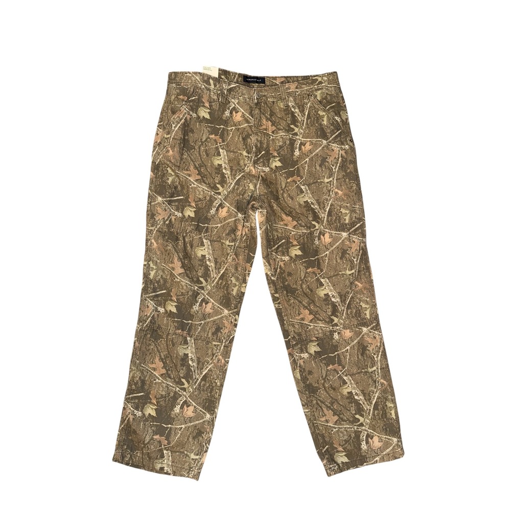 Aeropostale Carpenter Pants Mens XL Brown Camo New Real Tree Utility Workwear